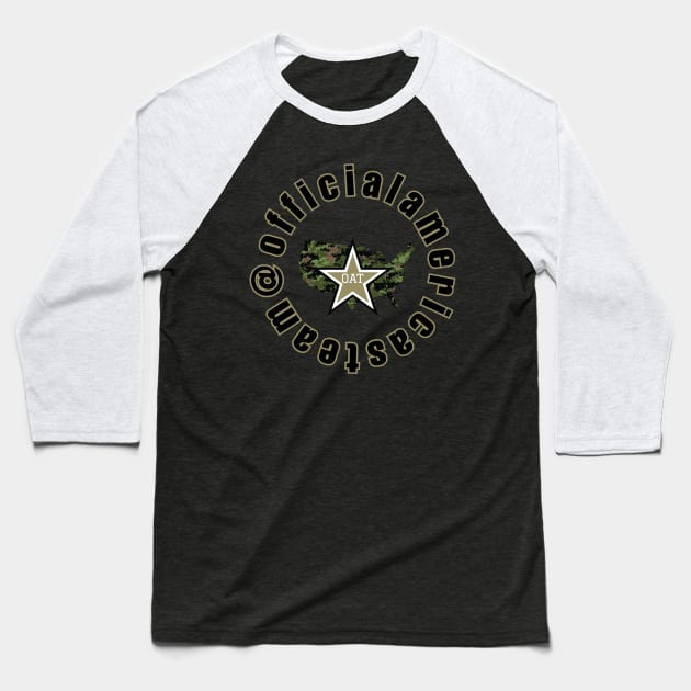 Salute To Service OAT Veterans Baseball T-Shirt by OfficialAmericasTeam